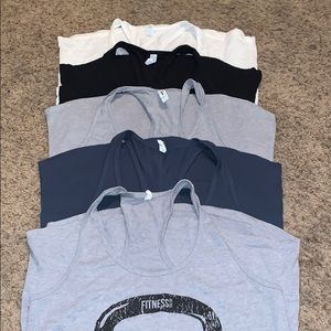 Lot of Workout Tanks XL